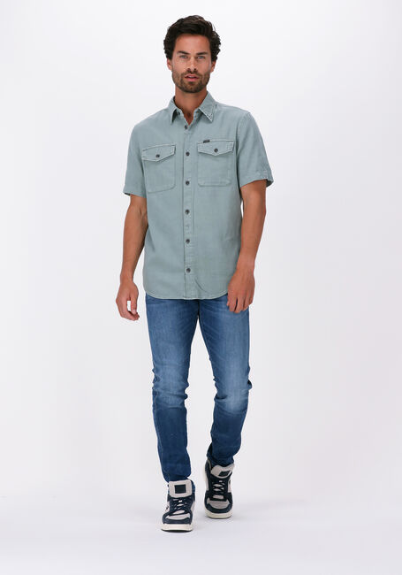 Groene G-STAR RAW Casual overhemd MARINE SLIM SHIRT S\S - large