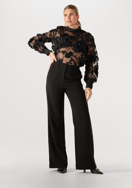 Zwarte AAIKO Blouses LUCIA FLOWER PES 502 - large