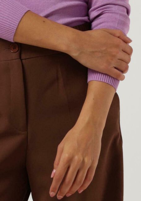 Bruine ACCESS Wijde broek W2-5084-364 - large