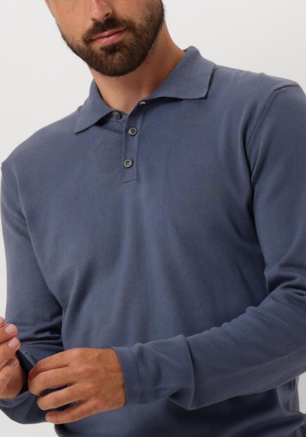 THE GOODPEOPLE Heren Polo's & T-shirts Kai Lichtblauw