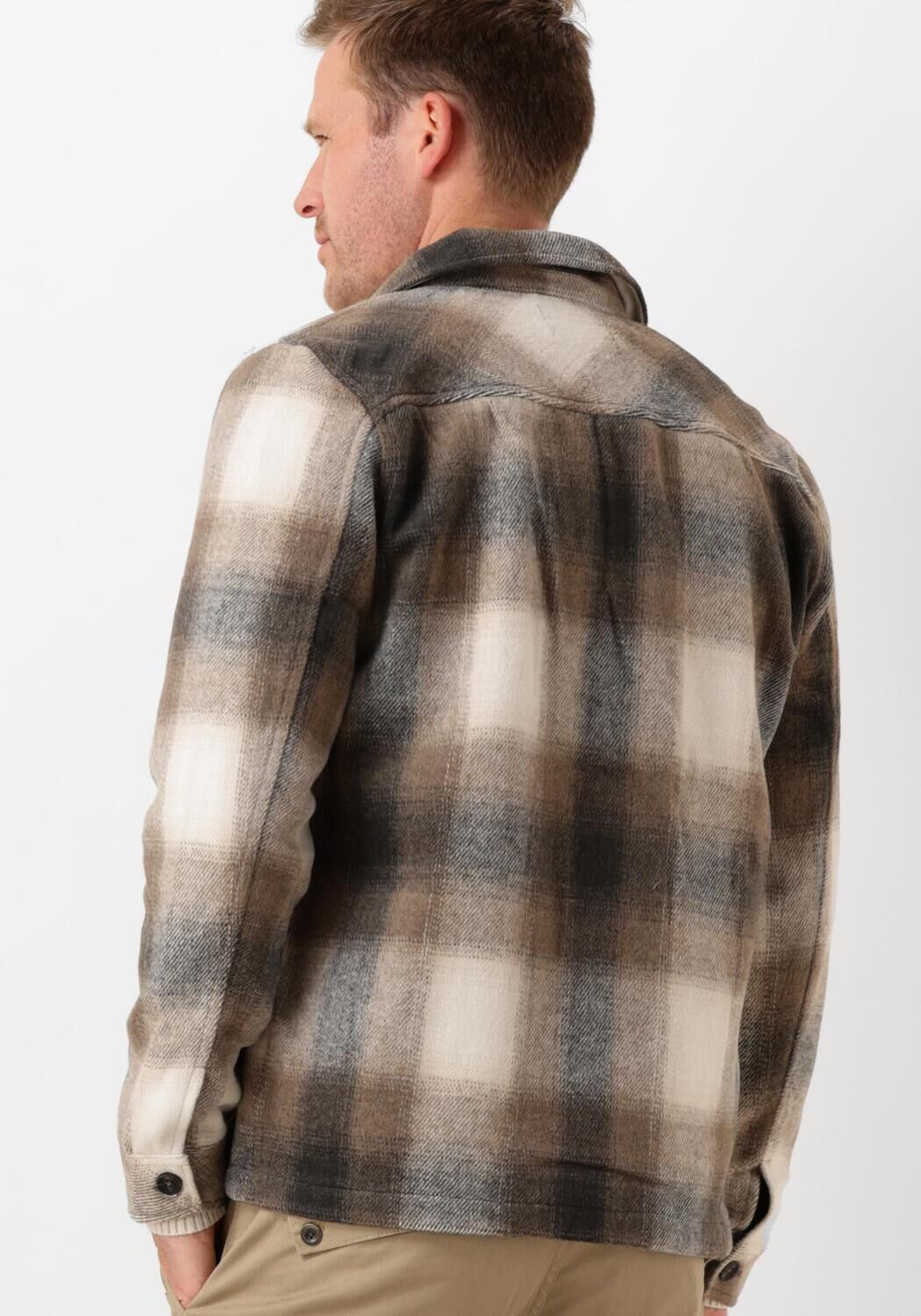 DSTREZZED Heren Jassen Key Check Jacket Grijs
