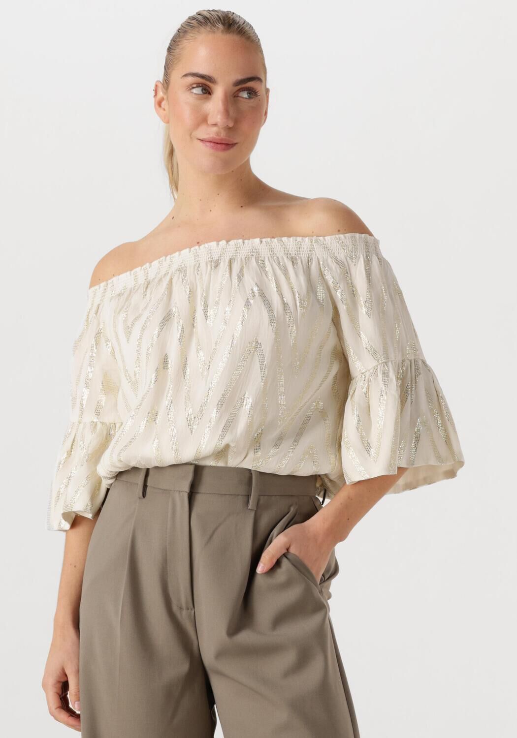 BRUUNS BAZAAR Dames Tops & T-shirts Carlis Blouse Ecru