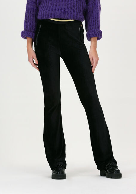 Zwarte FREEBIRD Flared broek LOURDES PANTS - large