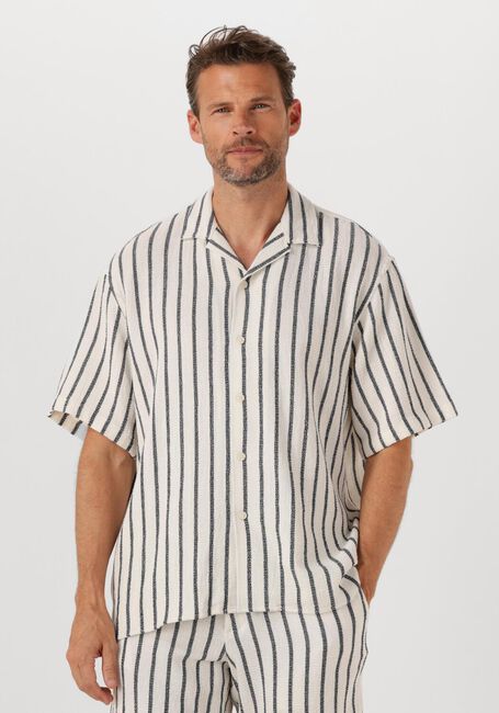 Witte SELECTED HOMME Casual overhemd SLHRELAX-SAL SHIRT SS RESORT - large