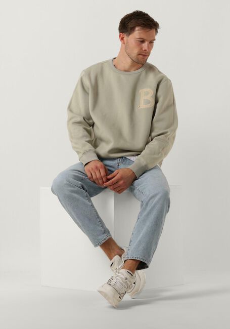 Groene BUTCHER OF BLUE Trui ARMY B CREW Groene BUTCHER OF BLUE Trui ARMY B CREW - large