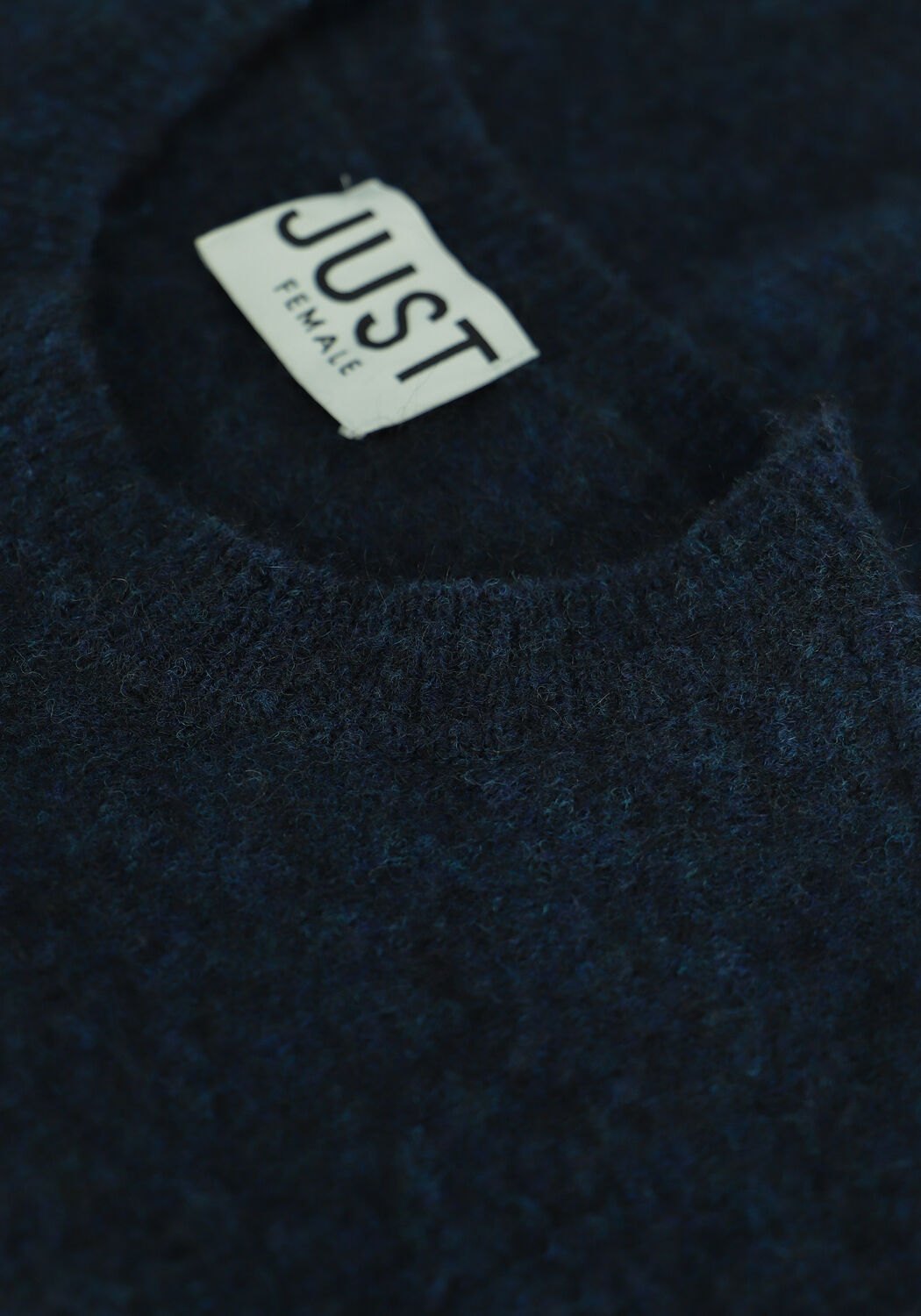 Blauwe JUST FEMALE Spencer COLDY KNIT VEST - large