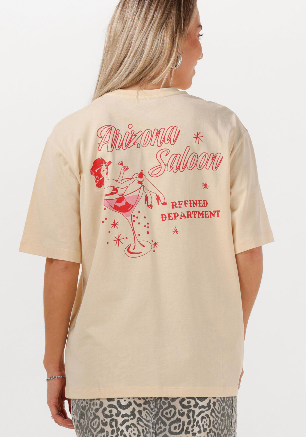 REFINED DEPARTMENT Dames Tops & T-shirts Maggy Beige
