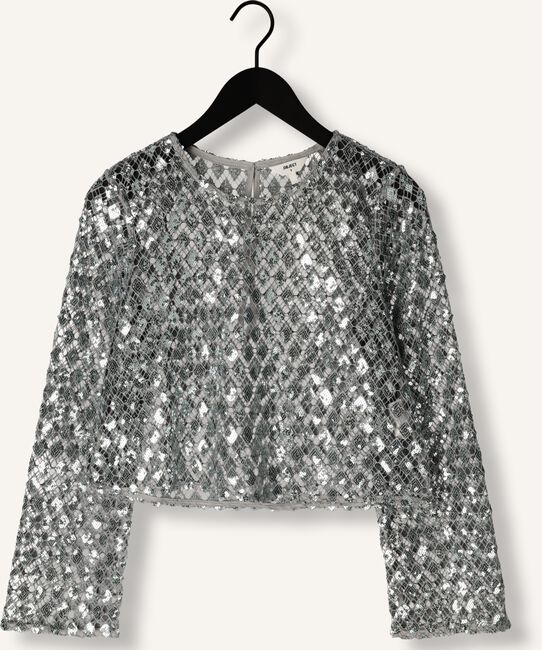 Zilveren OBJECT Top OBJGITTE LO L/S TOP 136 Zilveren OBJECT Top OBJGITTE LO L/S TOP 136 - large