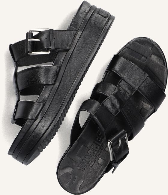 Zwarte SHABBIES Slippers 170020404 SHS1406 Zwarte SHABBIES Slippers 170020404 SHS1406 - large