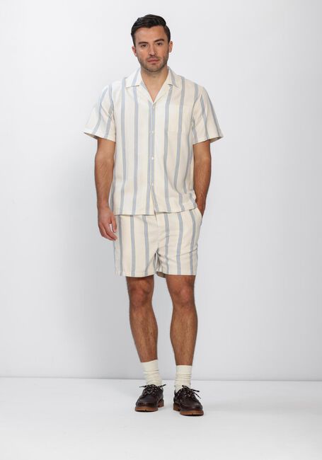 Ecru LES DEUX Korte broek LAWSON STRIPE SHORTS - large