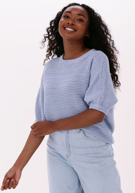 Lichtblauwe SIMPLE Trui REBEL - large