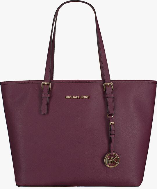 Paarse MICHAEL KORS Shopper T Z TOTE - large