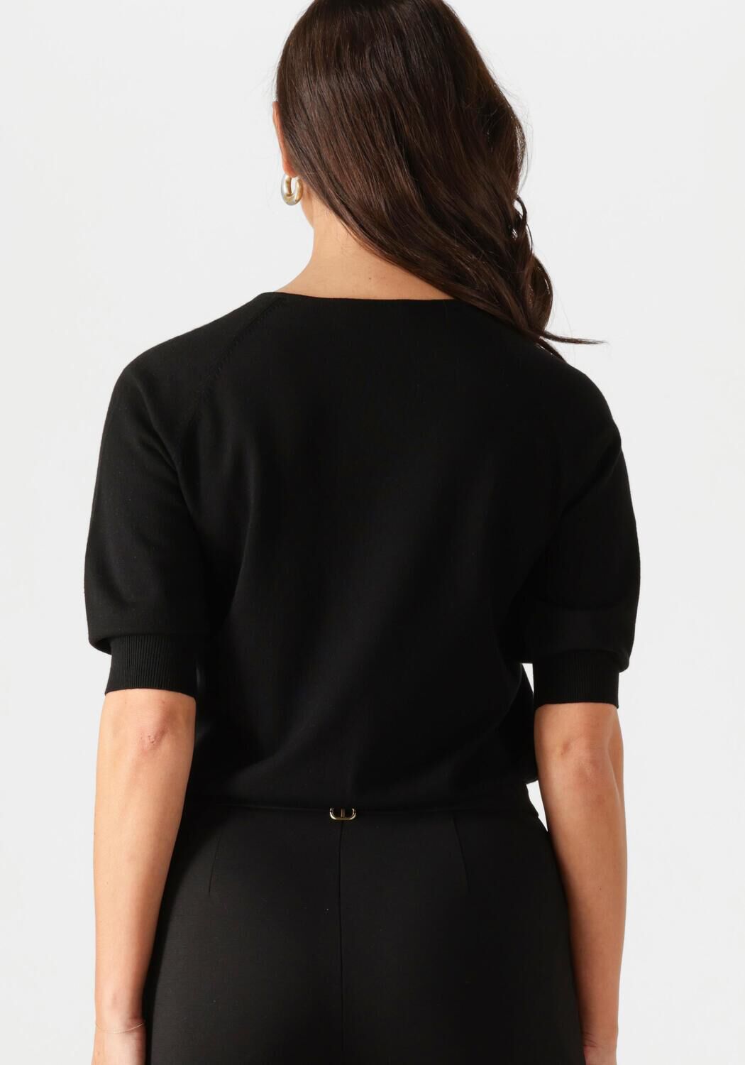TWINSET MILANO Dames Tops & T-shirts 251tp3490 Zwart