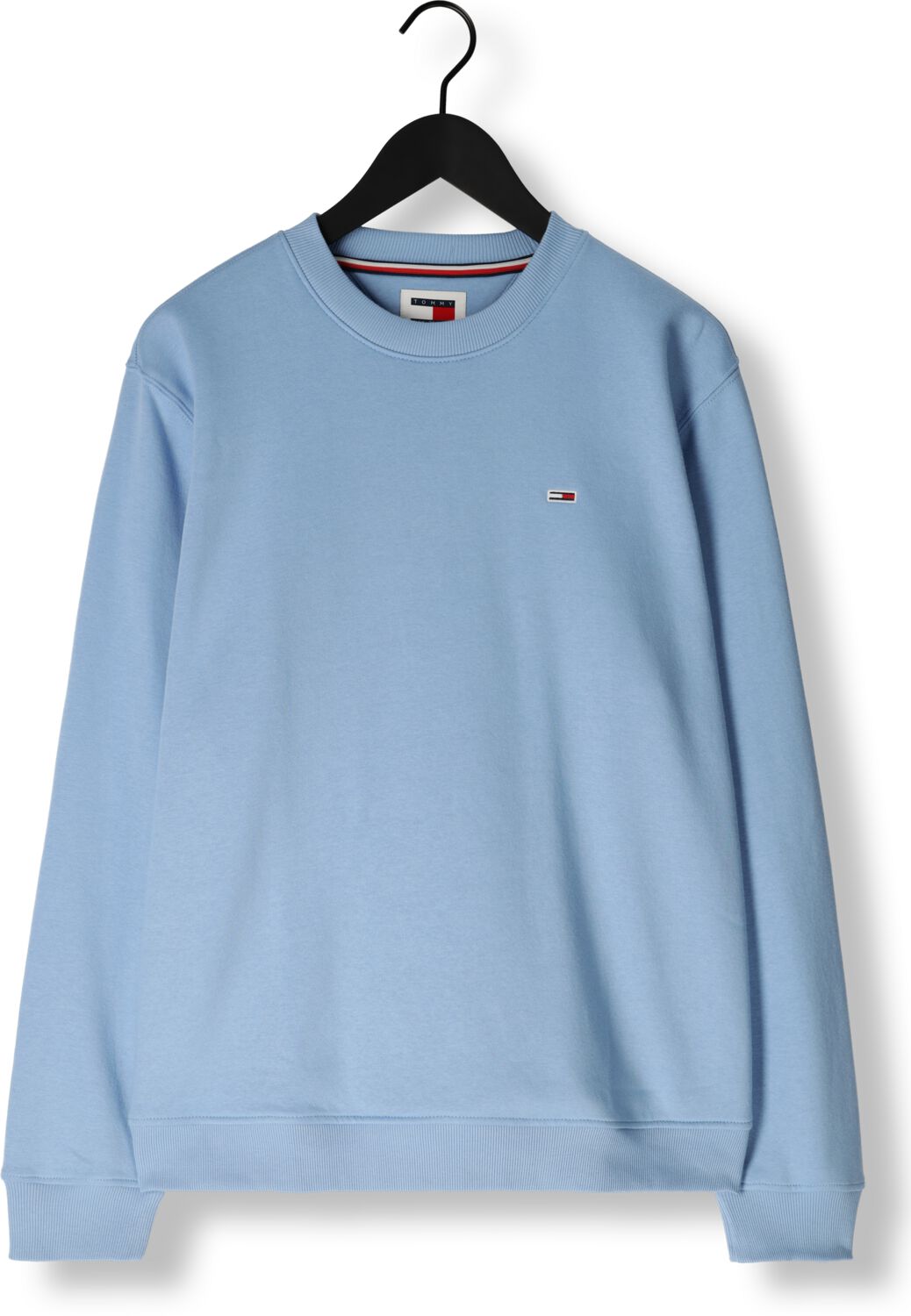 TOMMY JEANS Heren Truien & Vesten Tjm Reg S Flag Crew Lichtblauw