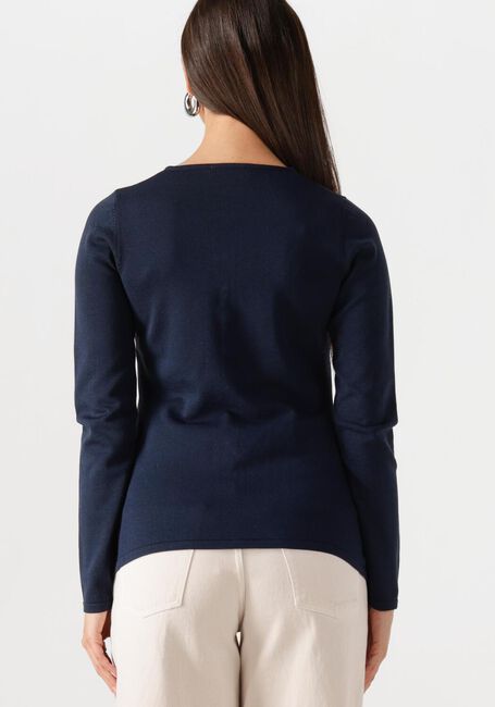 Donkerblauwe NEO NOIR Blouses TELLER KNIT BLOUSE - large