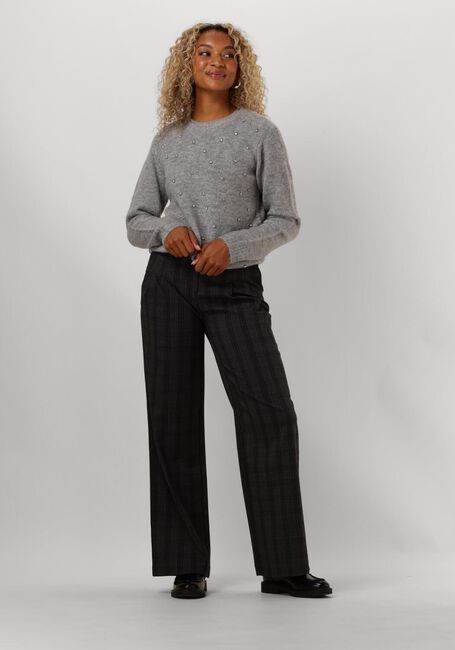 Lichtgrijze COPENHAGEN MUSE Trui CMDIAMOND-PULLOVER - large