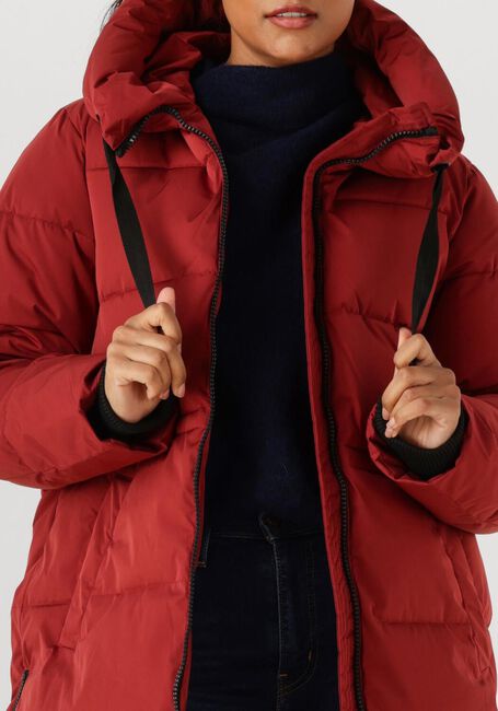 Rode MSCH COPENHAGEN Gewatteerde jas MSCHMOLA PAVINARIA JACKET - large