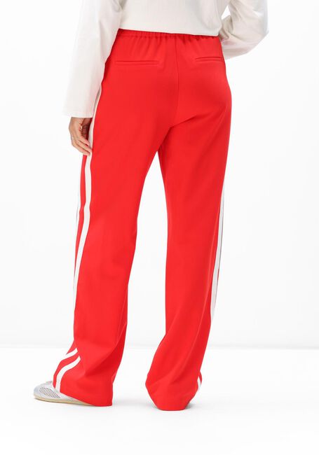 Rode ALIX THE LABEL Broeken LADIES WOVEN STRASS STRIPE PANTS - large