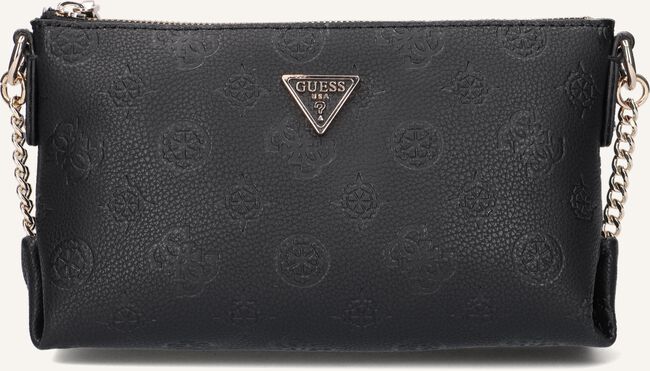 Zwarte GUESS Schoudertas HELAINA MINI CROSSBODY TOP ZIP Zwarte GUESS Schoudertas HELAINA MINI CROSSBODY TOP ZIP - large