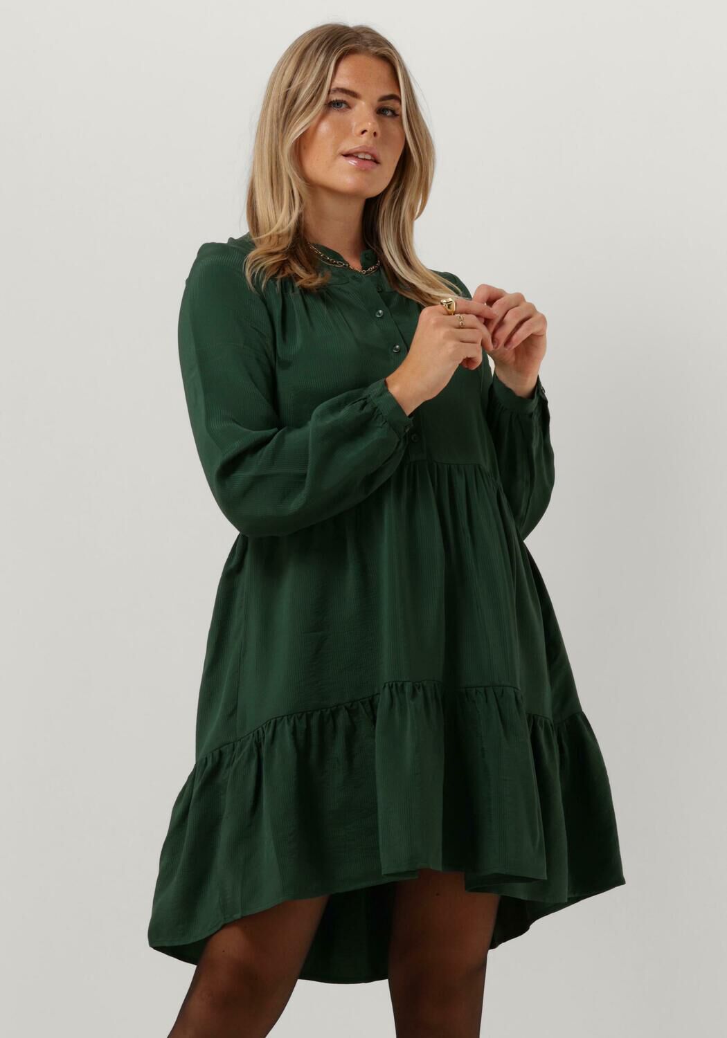 By bar jurk groen sales