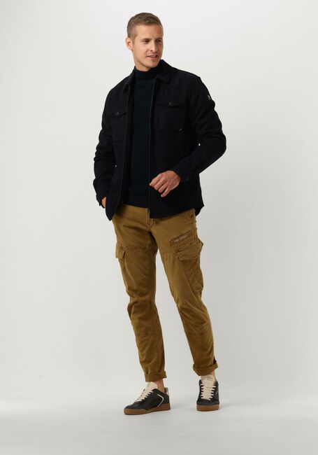 Donkerblauwe VANGUARD Overshirt LONG SLEEVE SHIRT CHECK FINE WOOLBLEND Donkerblauwe VANGUARD Overshirt LONG SLEEVE SHIRT CHECK FINE WOOLBLEND - large