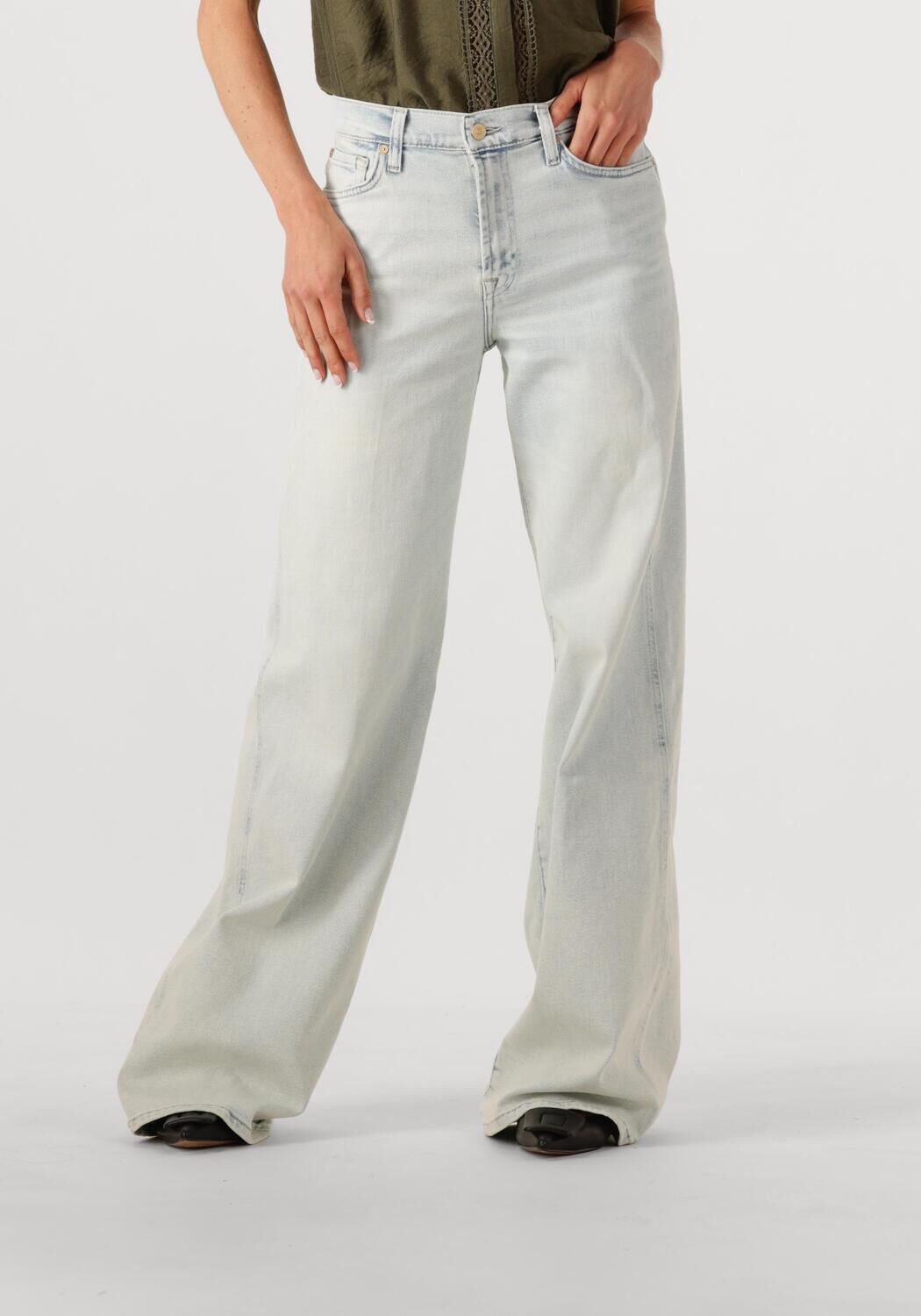 7 FOR ALL MANKIND Dames Jeans Lotta Lichtblauw