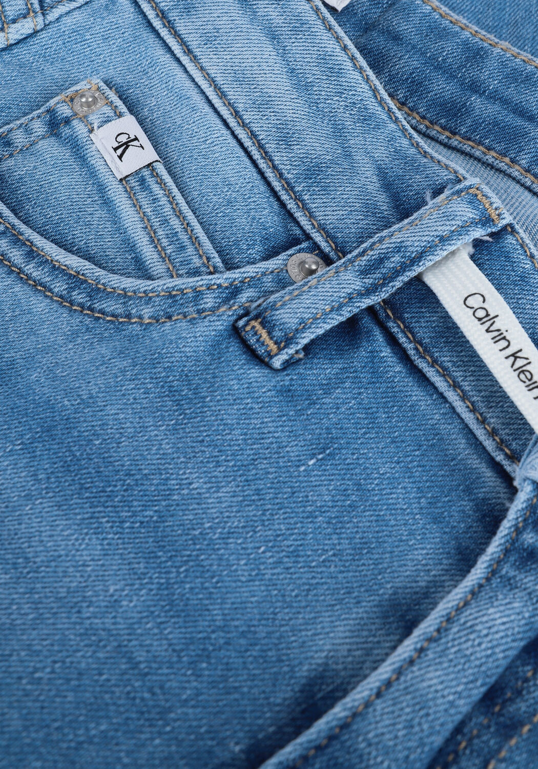 Blauwe CALVIN KLEIN Skinny jeans MID RISE SKINNY - large