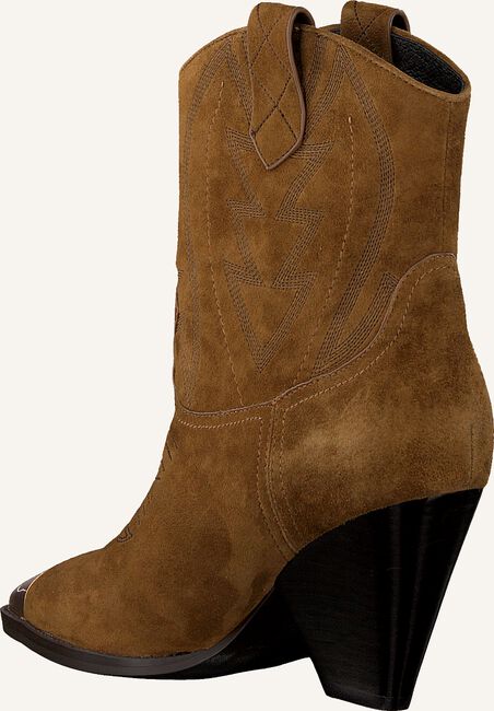 Cognac LOLA CRUZ Enkellaarsjes 293T30BK Cognac LOLA CRUZ Enkellaarsjes 293T30BK - large