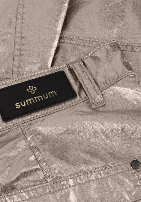 Bronzen SUMMUM Pantalon LOOSE TAPERED PANTS FOIL COATED TWILL Bronzen SUMMUM Pantalon LOOSE TAPERED PANTS FOIL COATED TWILL - large