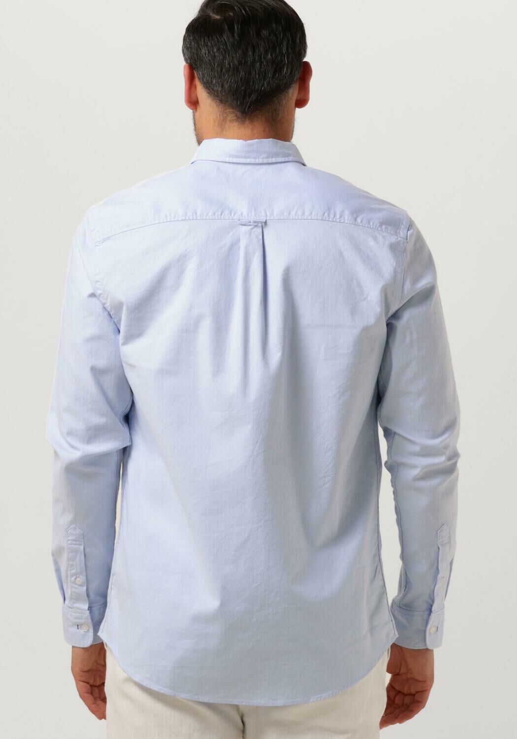 SCOTCH & SODA Heren Overhemden Essentials Organic Oxford Regular Fit Shirt Lichtblauw