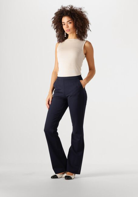 Donkerblauwe MODSTRÖM Flared broek TANNY FLARE PANTS - large