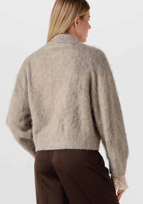 Taupe STUDIO AR Trui HARPER BRUSHED KNIT - large