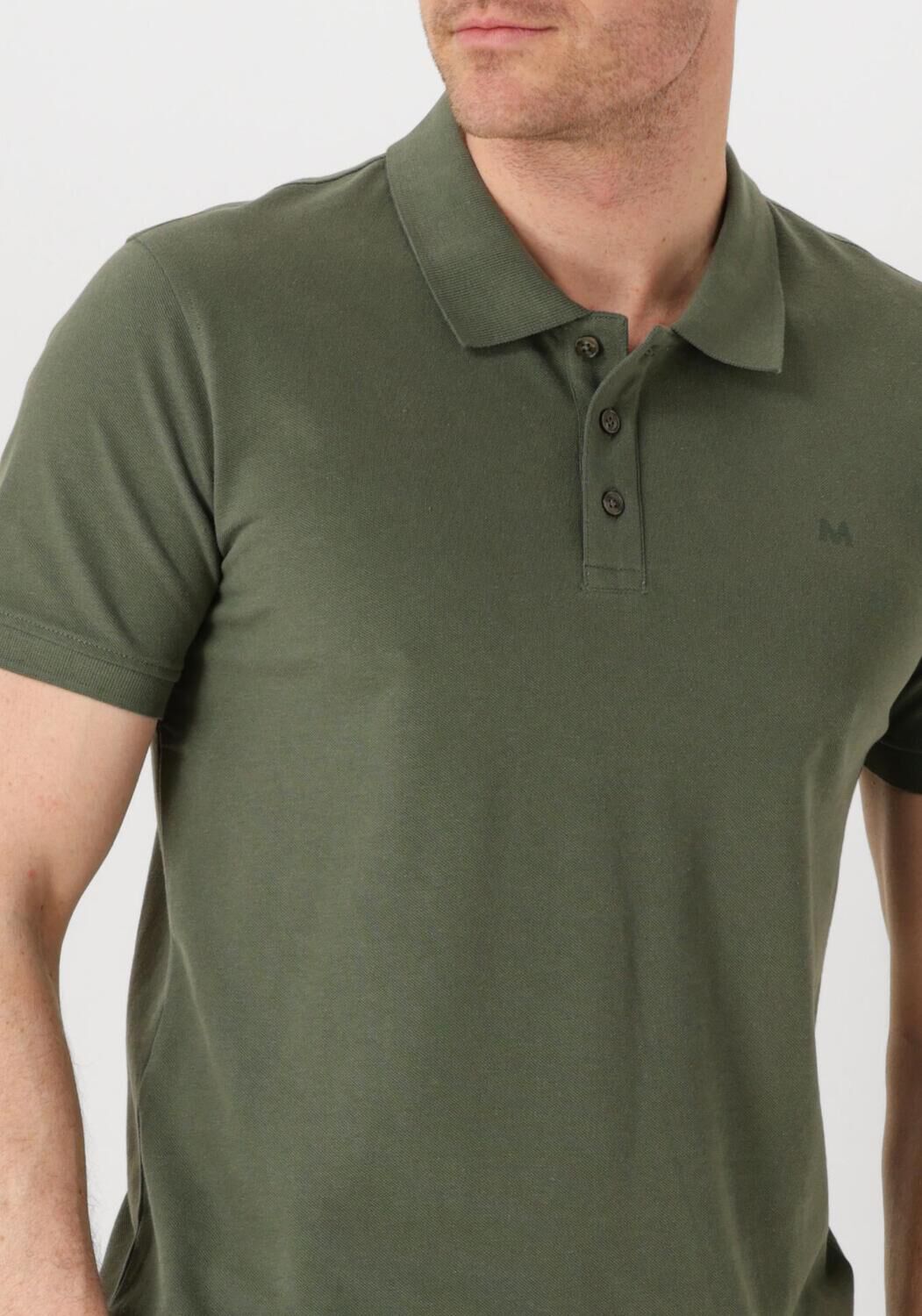MATINIQUE Heren Polo's & T-shirts Mapoleo Melange Donkergroen