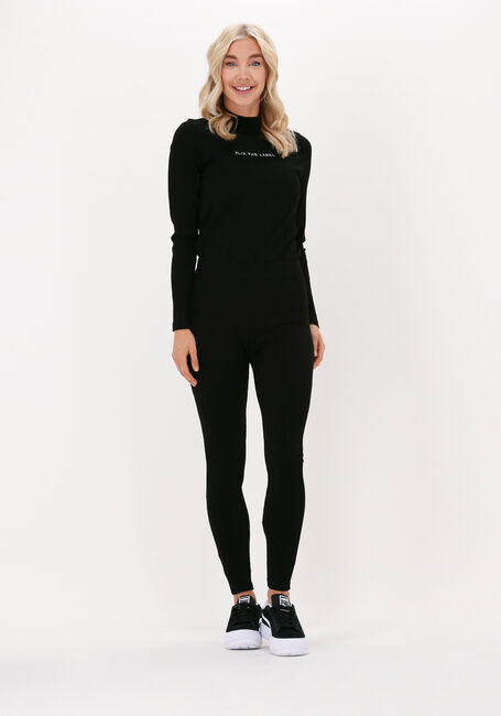 Zwarte ALIX THE LABEL Legging LADIES KNITTED RIB LEGGING - large