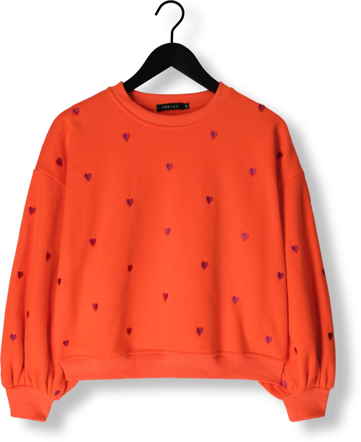 YDENCE Dames Truien & Vesten Sweater Hearts Koraal