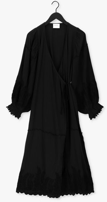 Antraciet SISSEL EDELBO Midi jurk TAMMY COTTON DRESS - large