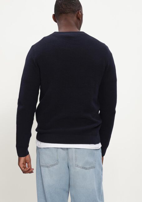 Donkergroene SELECTED MEN Trui SLHROSS LS KNIT STRUCTURE CREW NECK NOOS - large