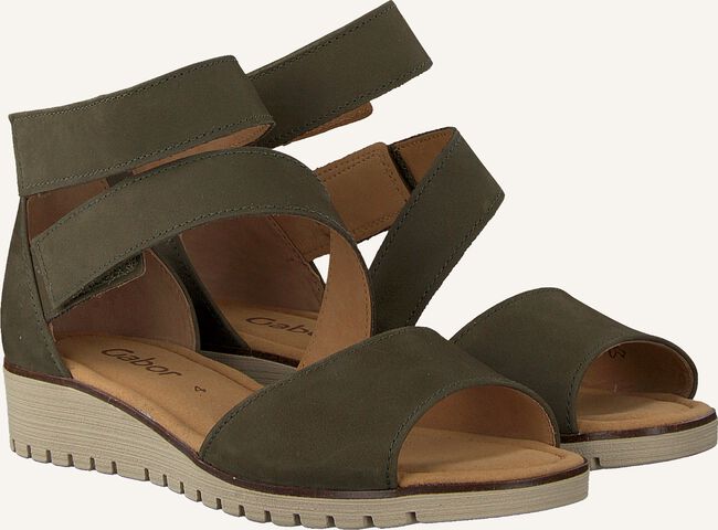 Groene GABOR Platte sandalen 582 Groene GABOR Platte sandalen 582 - large