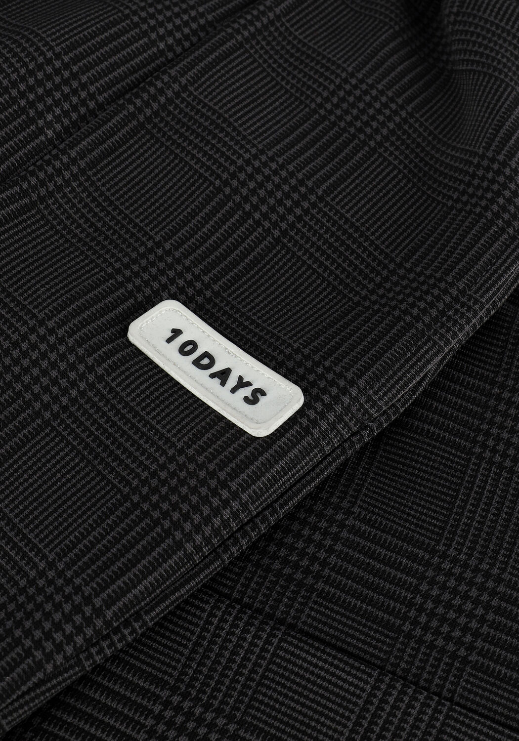 Zwarte 10DAYS Pantalon TRAINER CHECK - large