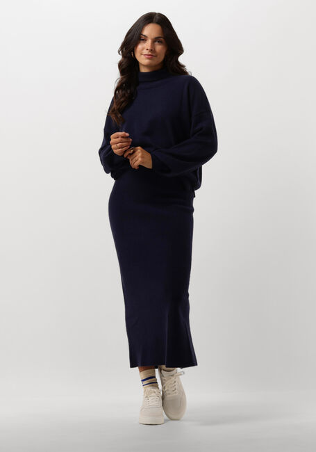 Donkerblauwe BY-BAR Trui SAMMIE PULLOVER - large