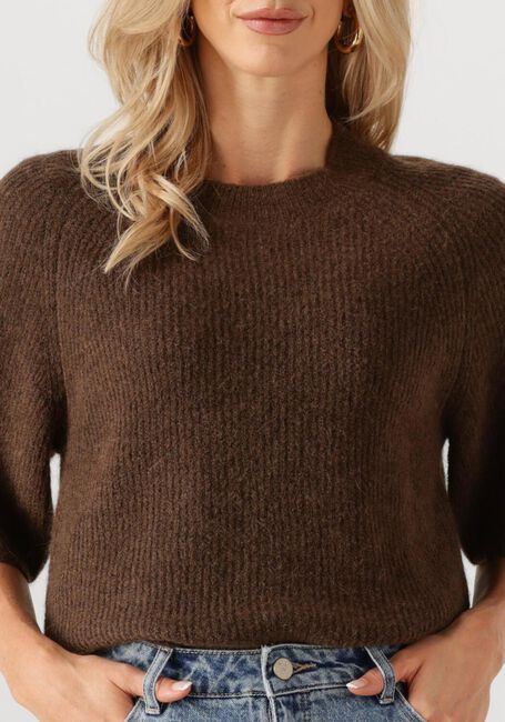 Bruine MSCH COPENHAGEN Trui MSCHMILANIA HOPE 2/4 PULLOVER - large