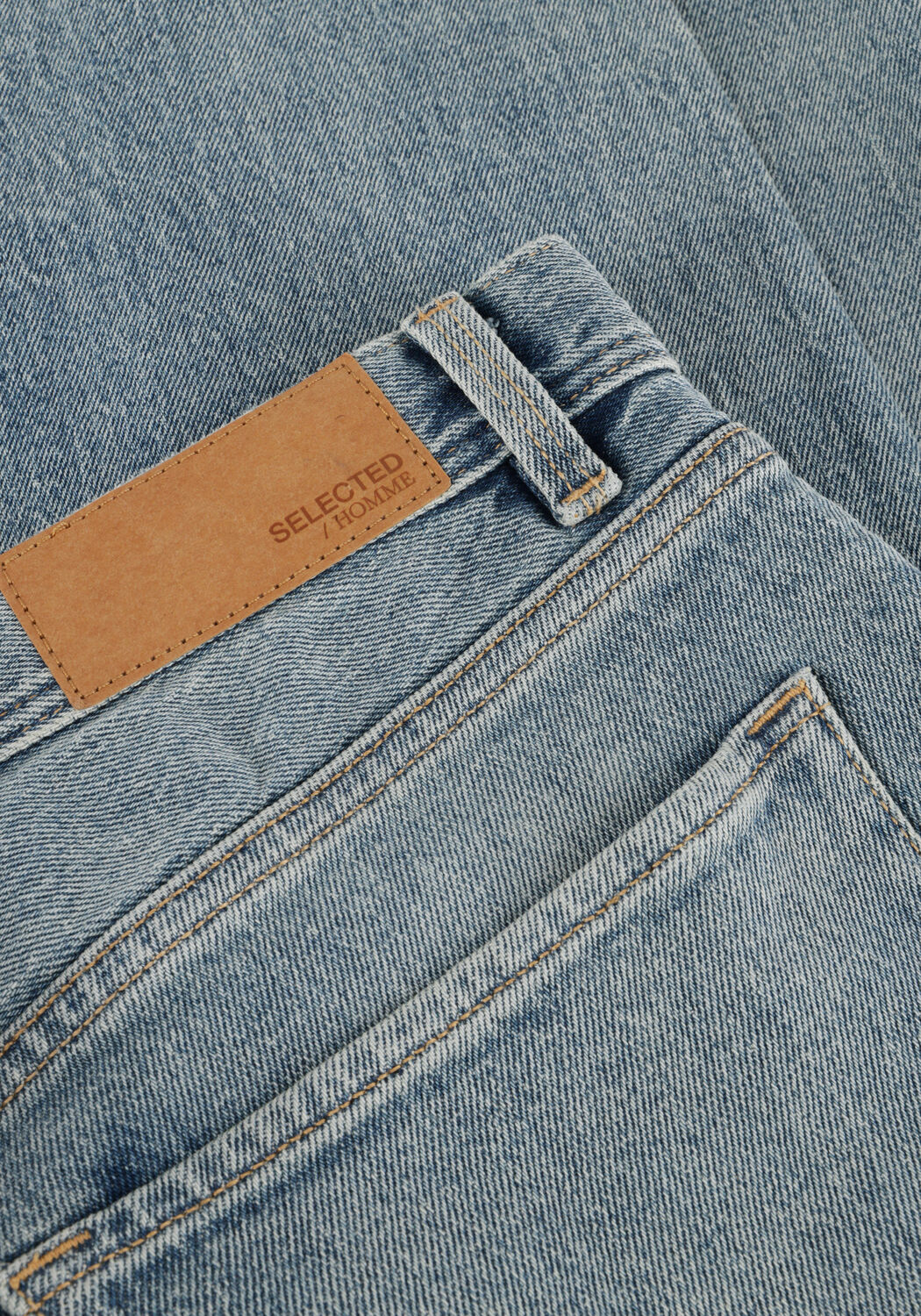 Lichtblauwe SELECTED MEN Straight leg jeans SLH190-REG TAPE COLE 3501 L.B WASH JNS - large