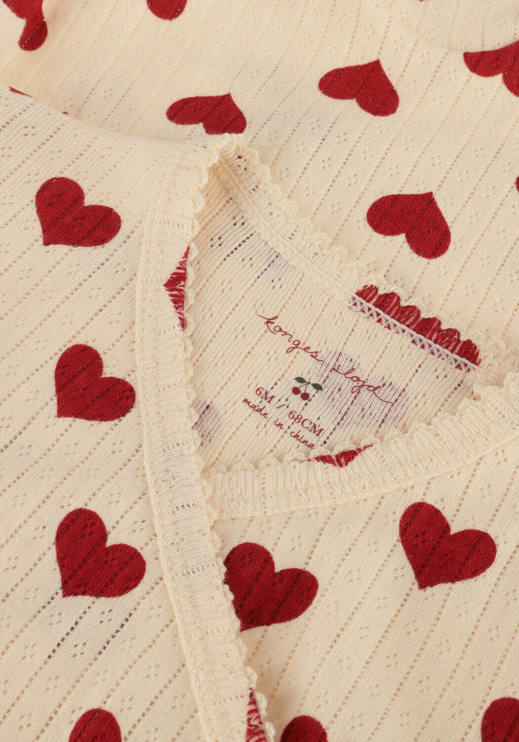 Beige KONGES SLOJD Boxpakken MINNIE NEWBORN ONESIE GOTS - large