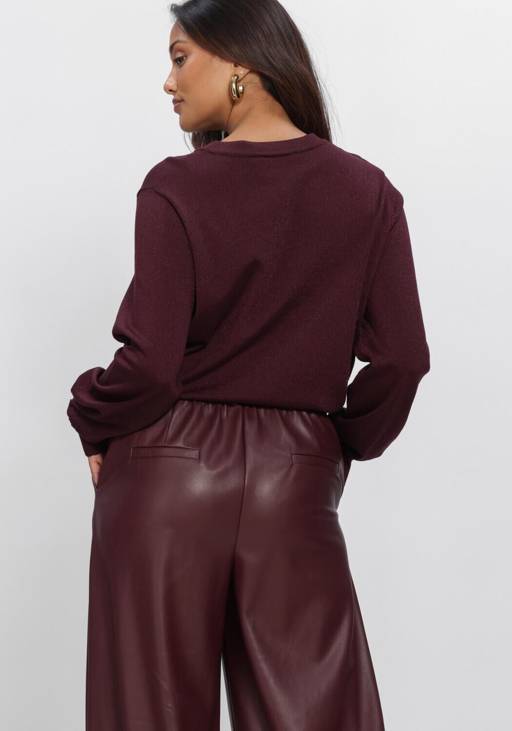 Bordeaux AMAYA AMSTERDAM Trui JADYN KNITWEAR - large