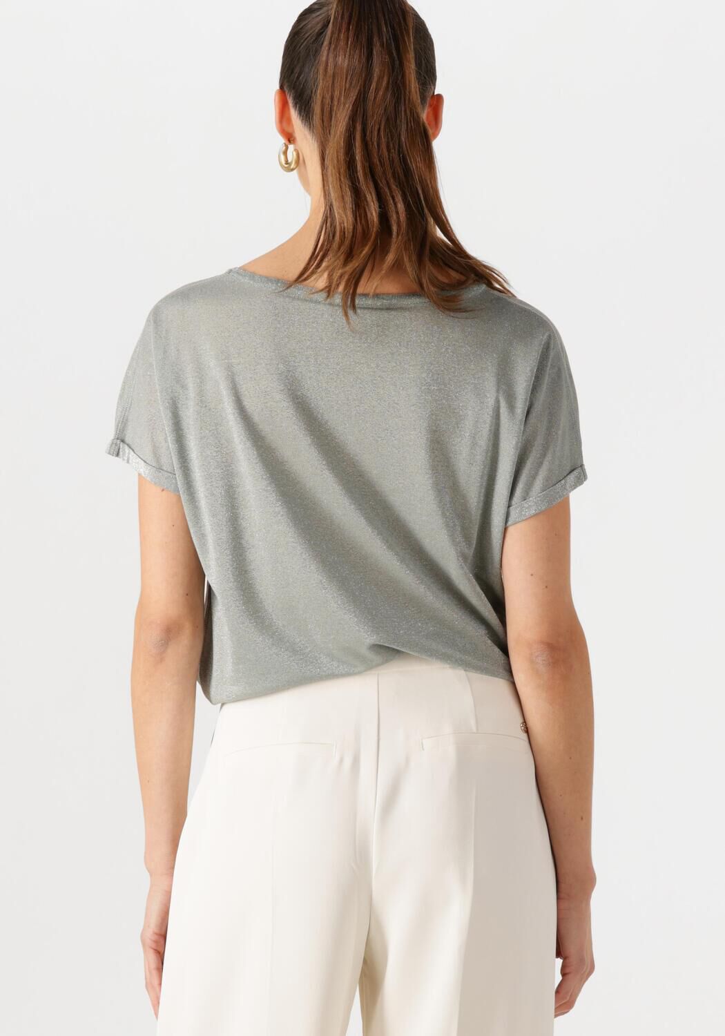 MOS MOSH Dames Tops & T-shirts Mmkay Tee Grijs