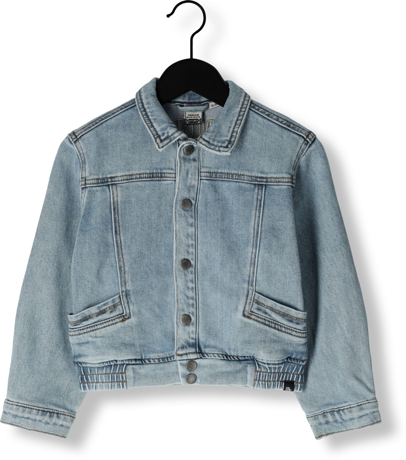 INDIAN BLUE JEANS Meisjes Jassen Denim Jacket Embroidery Lichtblauw