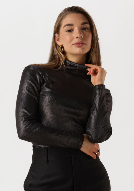 Zwarte MY ESSENTIAL WARDROBE Coltrui KALIRAMW ROLLNECK BLOUSE - large