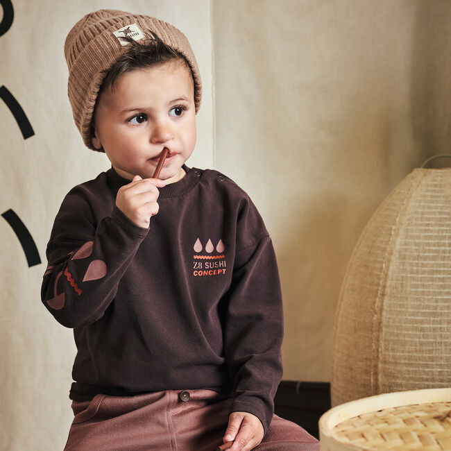 Bruine Z8 Trui RAOUL - large