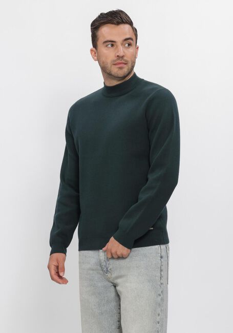 Donkergroene DSTREZZED Trui DS_ARCHER MOCKNECK - large