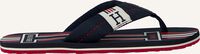 Blauwe TOMMY HILFIGER Teenslippers BADGE TEXTILE BEACH - medium